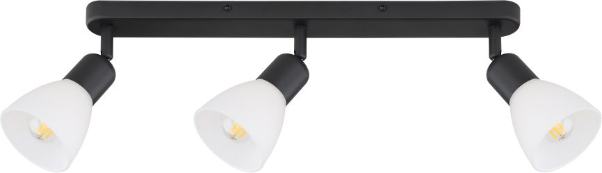 Light Prestige Malta plafonnier 3x40 W blanc-noir LP-877/3WBK
