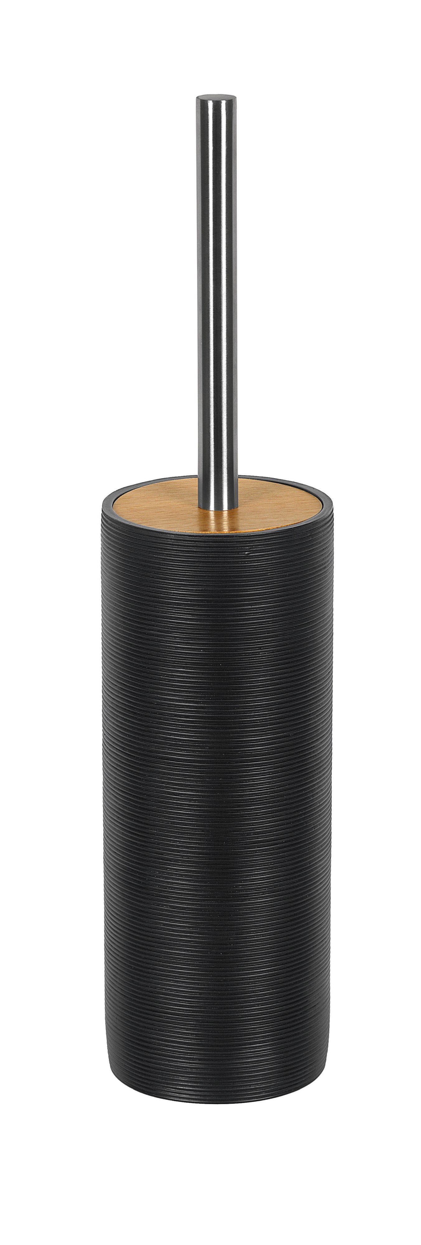 Kleine Wolke Kyoto brosse wc posé noir-bois 5079926856