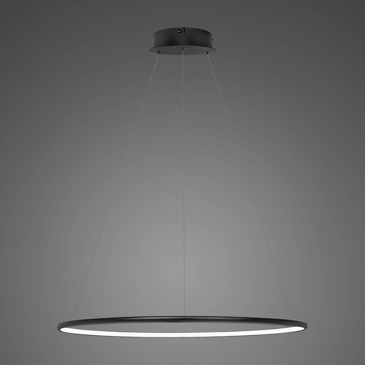 Altavola Design Ledowe Okręgi lampe suspendue 1x32 W noir LA073/P_60_in_4k_32W_black