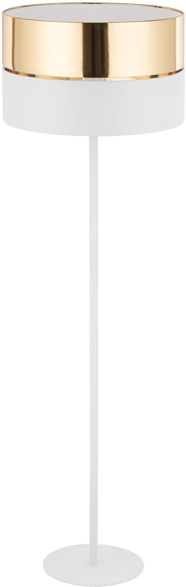 TK Lighting Hilton lampadaire 1x15 W blanc-doré 5074