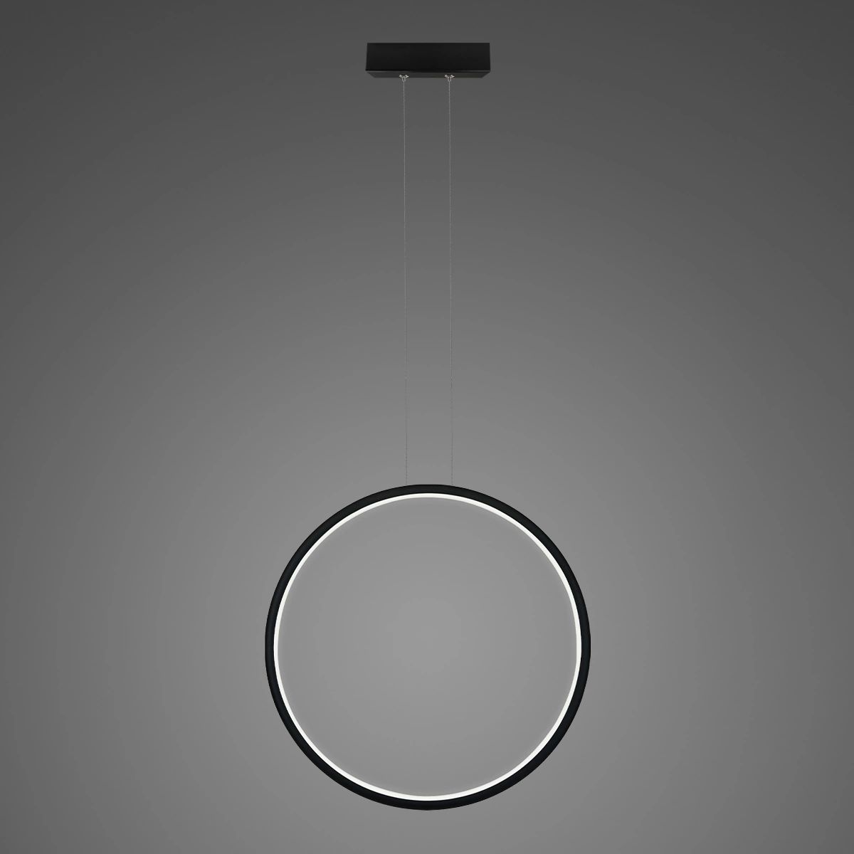 Altavola Design Ledowe Okręgi lampe suspendue 1x32 W noir LA073/X_60_in_4k_32W_black