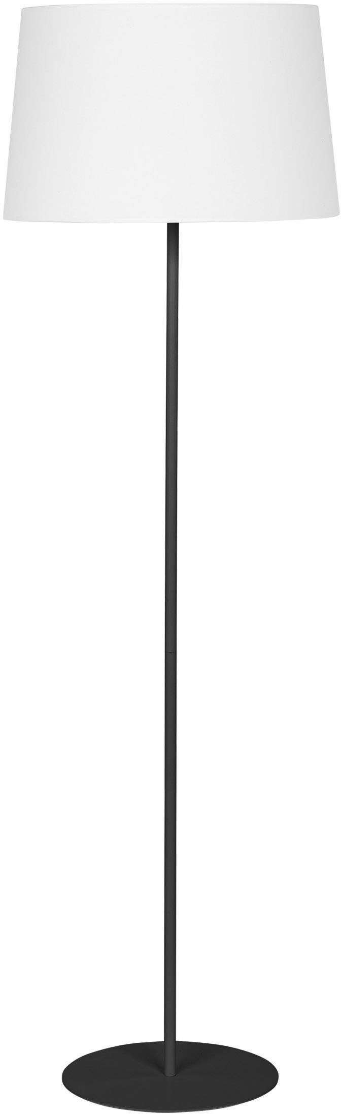 TK Lighting Maja lampadaire 1x15 W blanc-noir 5547