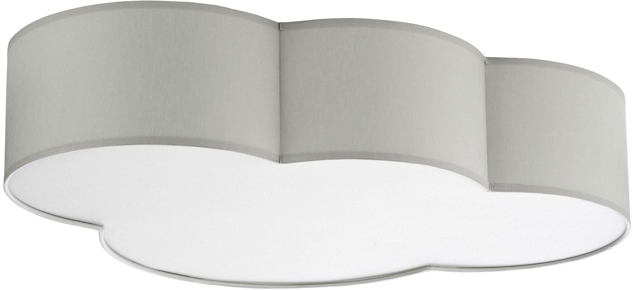 TK Lighting Cloud plafonnier 4x15 W blanc-gris 3145