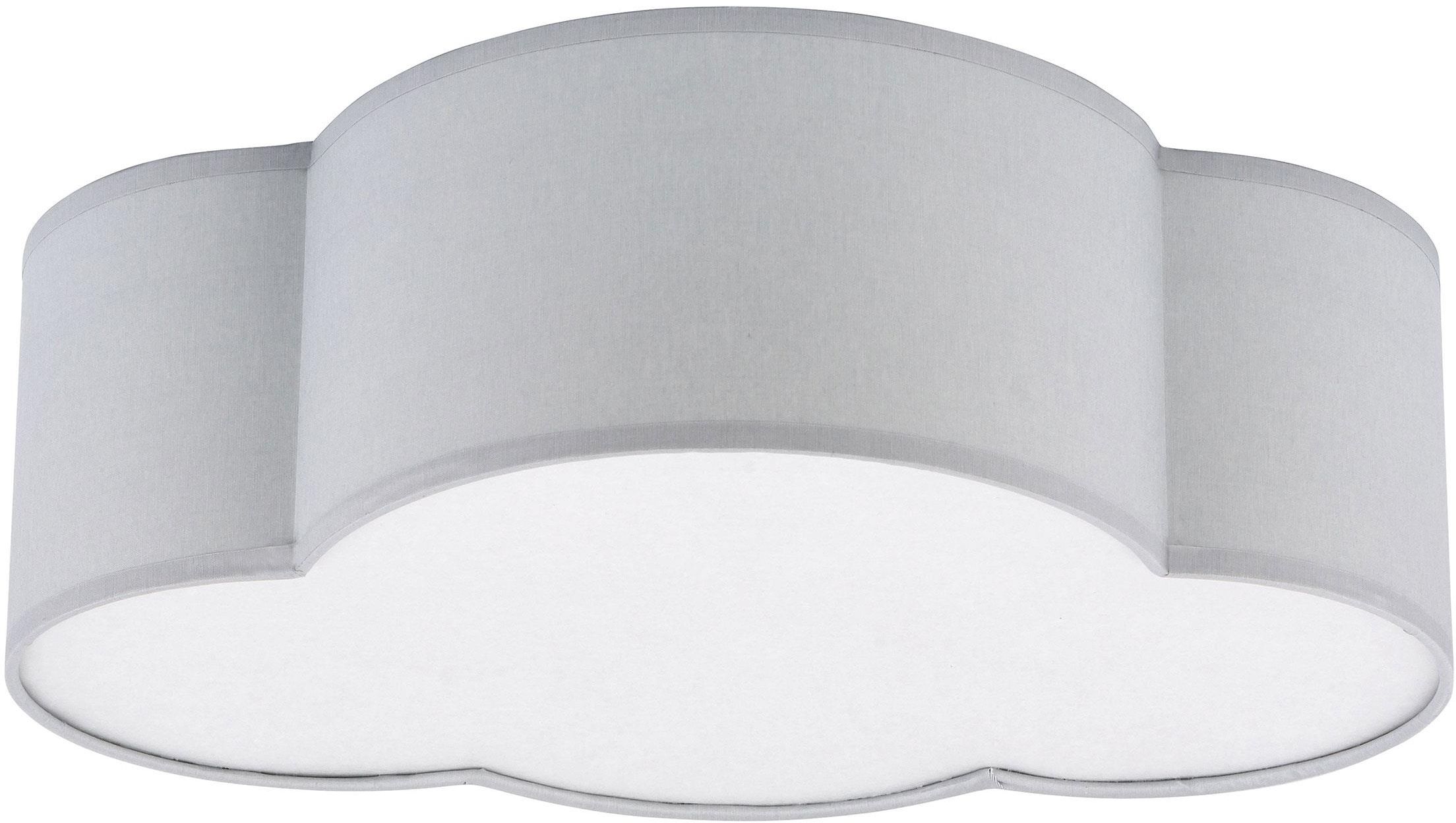 TK Lighting Cloud plafonnier 2x15 W blanc-gris 3144
