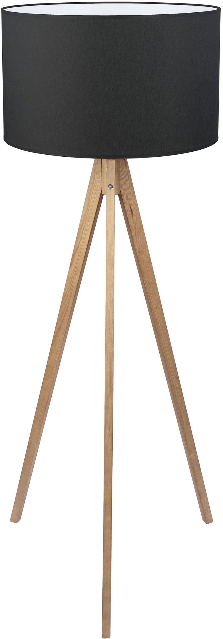 TK Lighting Treviso lampadaire 1x15 W noir-bois 5039