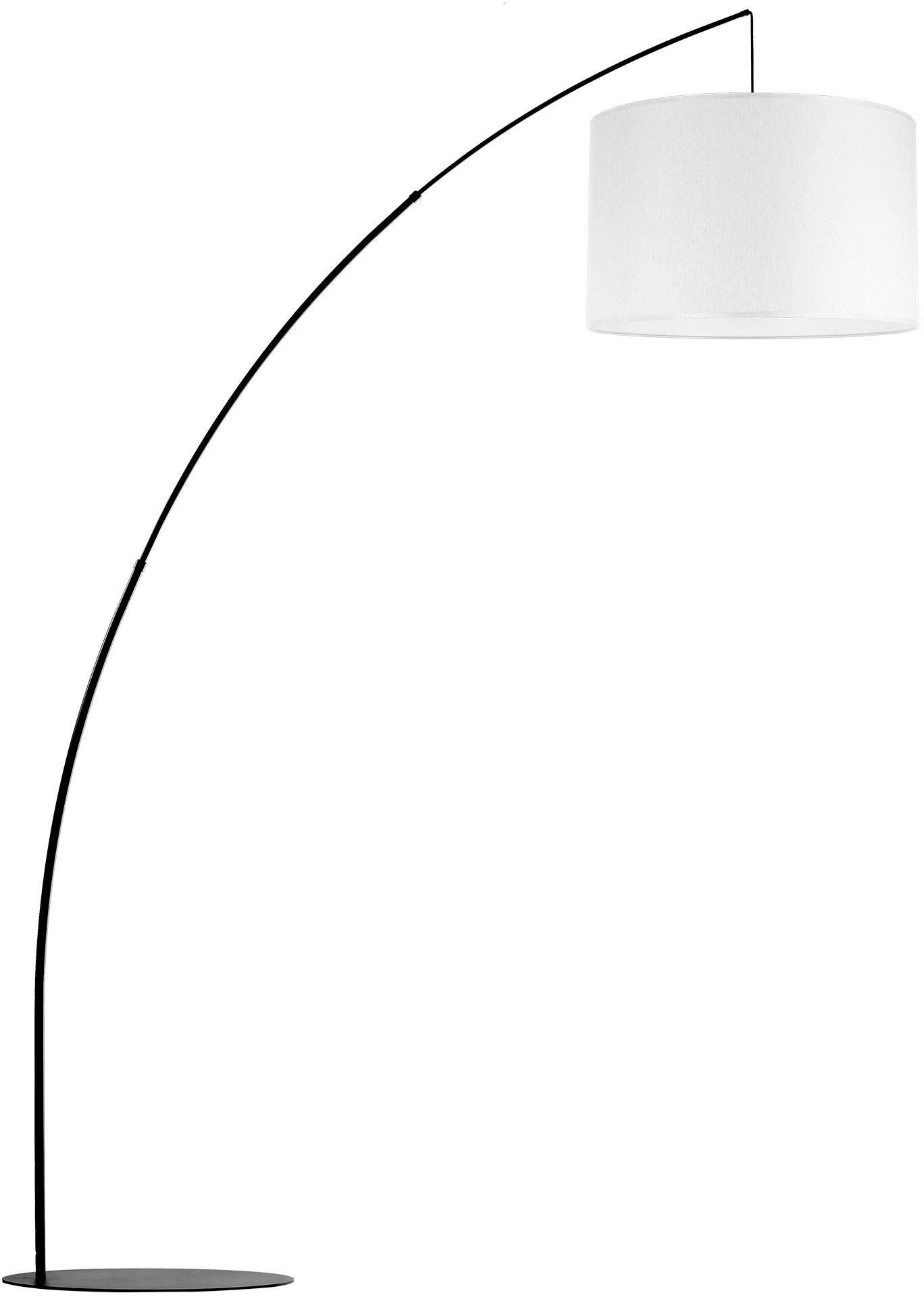 TK Lighting Moby lampadaire 1x15 W blanc-noir 3060