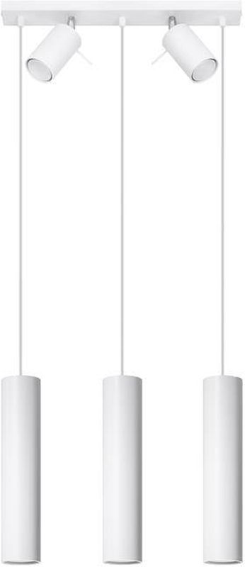 Sollux Lighting Ring lampe suspendue 5x40 W blanc SL.1098