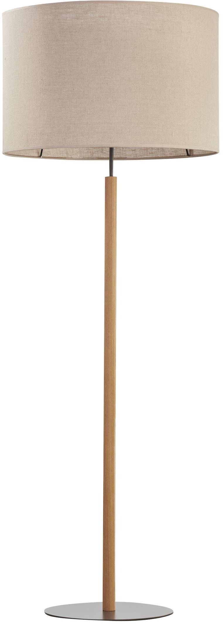 TK Lighting Deva Nature lampadaire 1x15 W noir-gris-bois-beige 5199