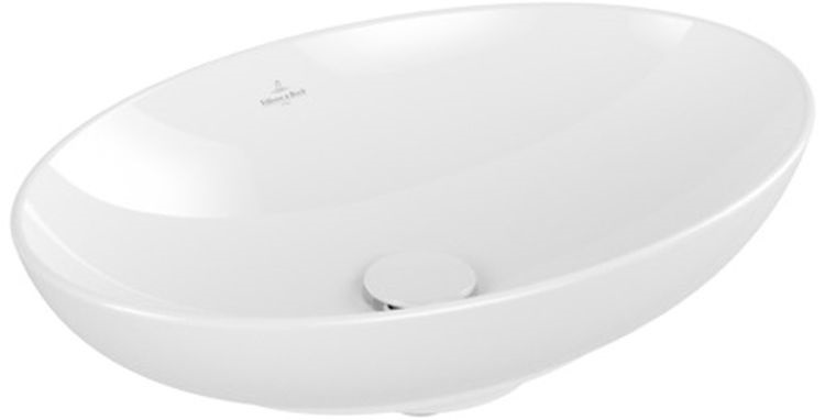 Villeroy & Boch Loop & Friends lavabo 56x38 cm ovale à poser blanc 4A470101