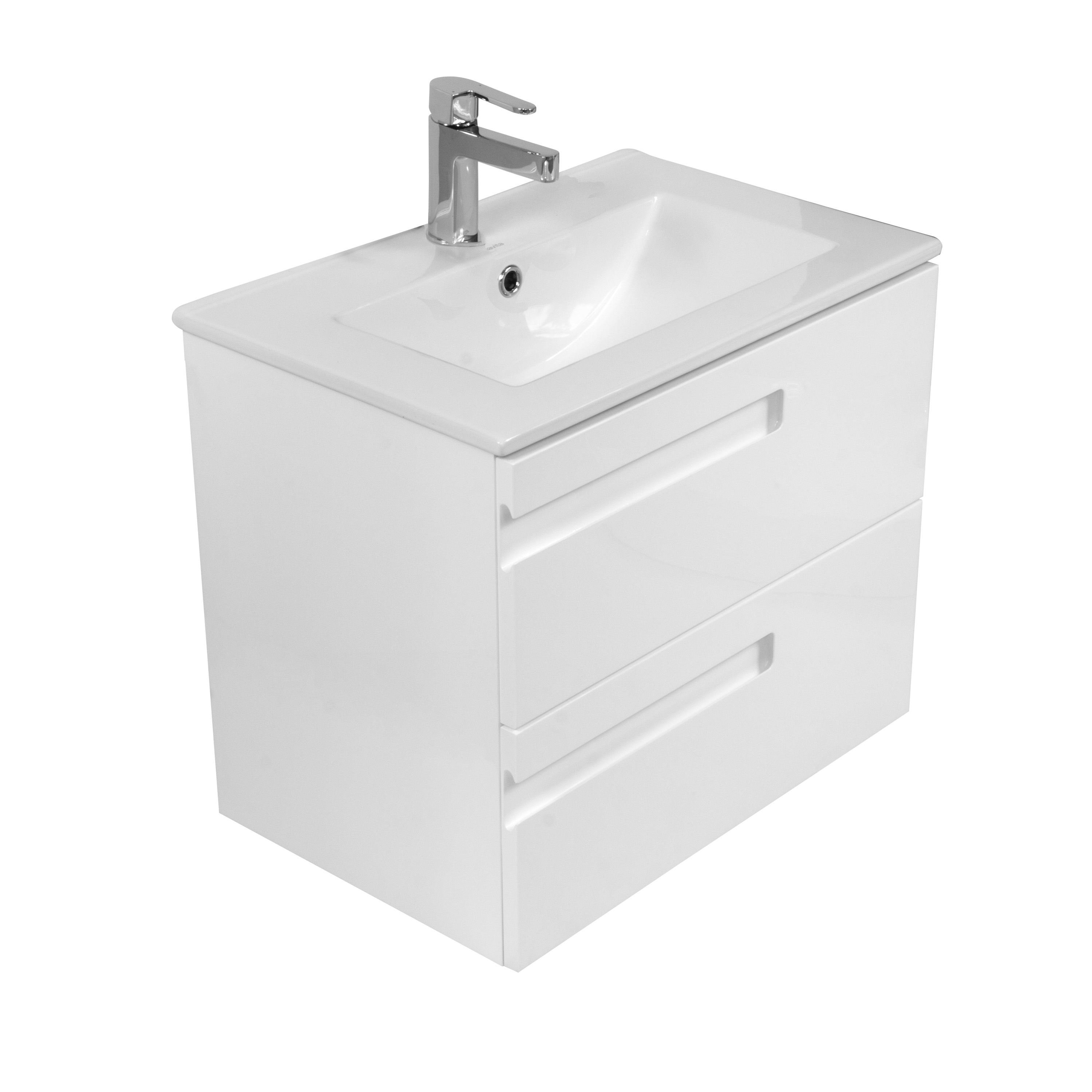 Set meuble de salle de bain LaVita Floryda 5908211488134, lavabo LaVita Floryda 5908211485027