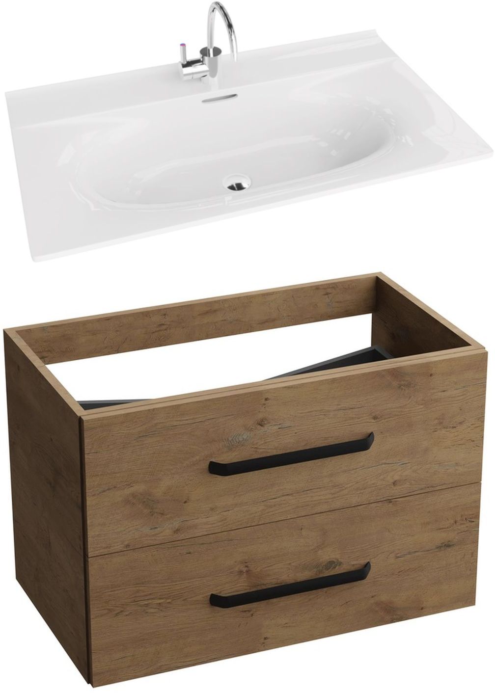 Set armoire LaVita Montana 5900378324430, lavabo LaVita Kolorado 5908211416212