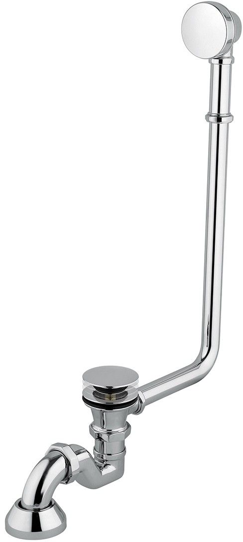 Besco siphon avec trop-plein noir SW-PRZ-CZR
