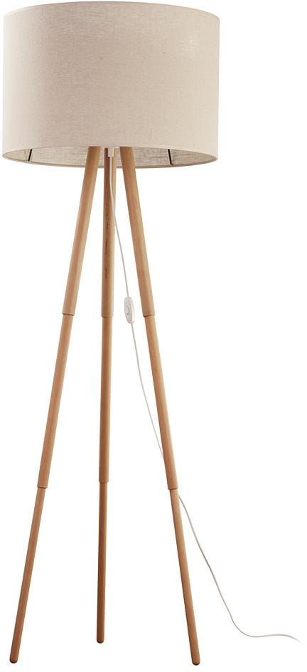 TK Lighting Tokyo lampadaire 1x15 W bois-beige 5284