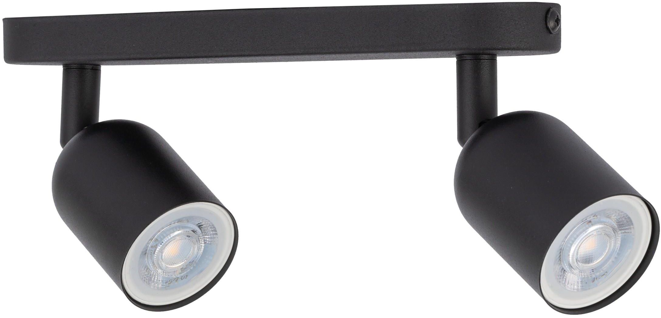 TK Lighting Top plafonnier 2x10 W noir 4780