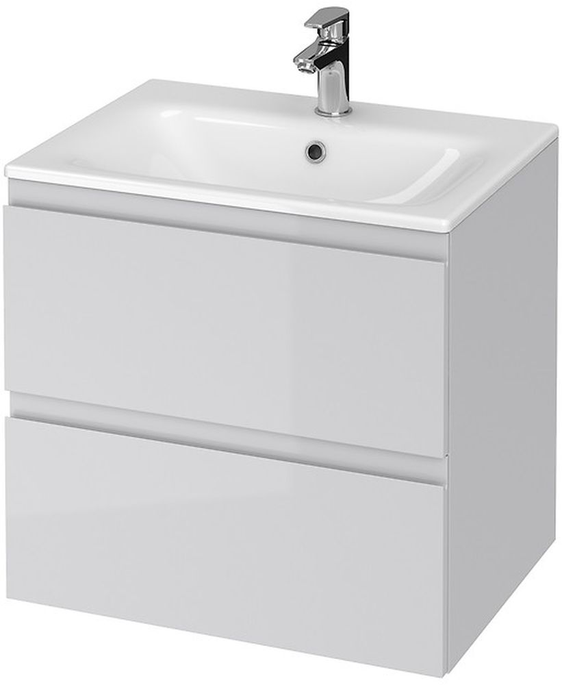 Cersanit Moduo lavabo avec meuble 59.5 cm grise S801-313-DSM