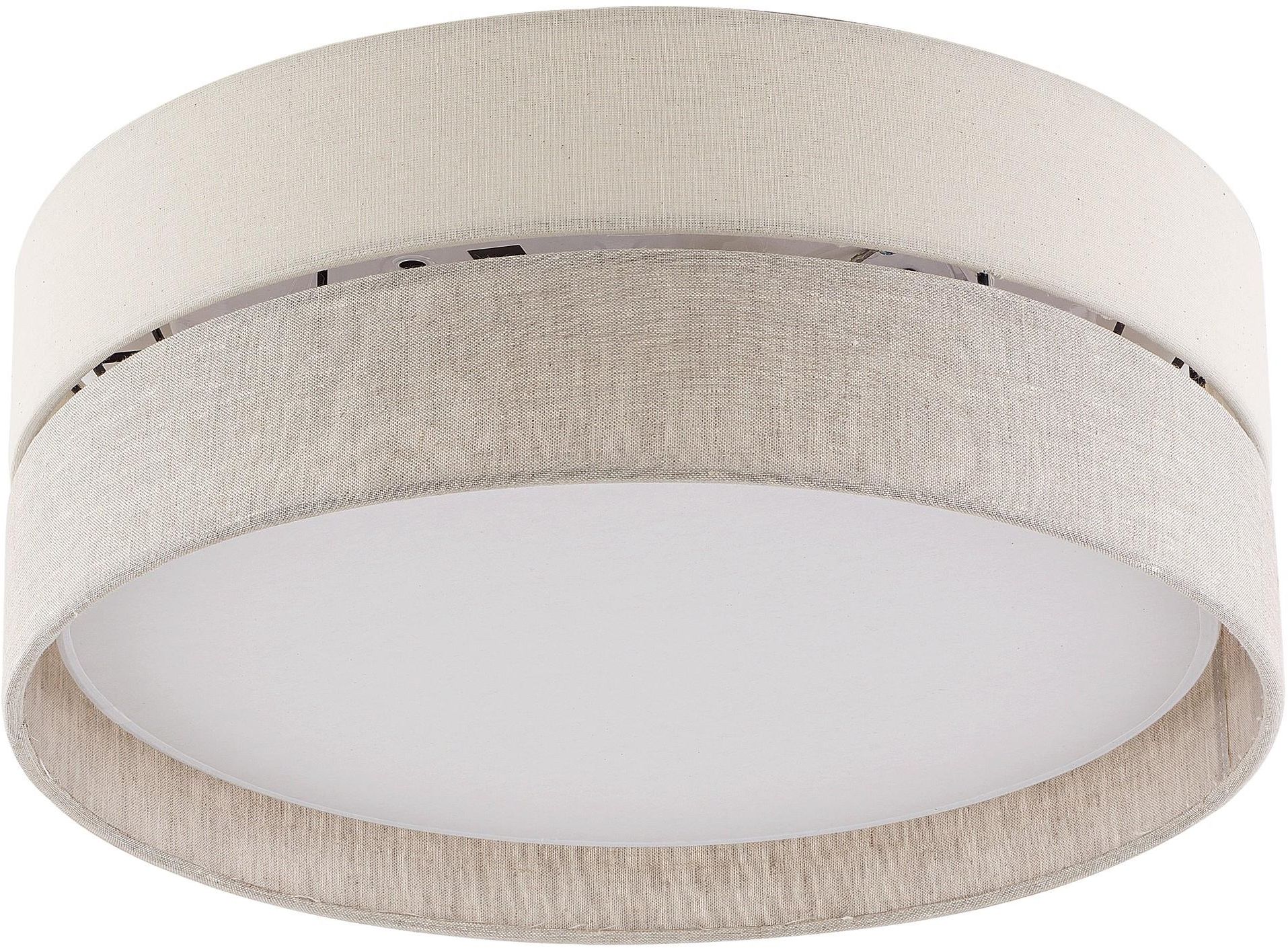 TK Lighting Eco plafonnier 3x15 W blanc-gris-beige 5775