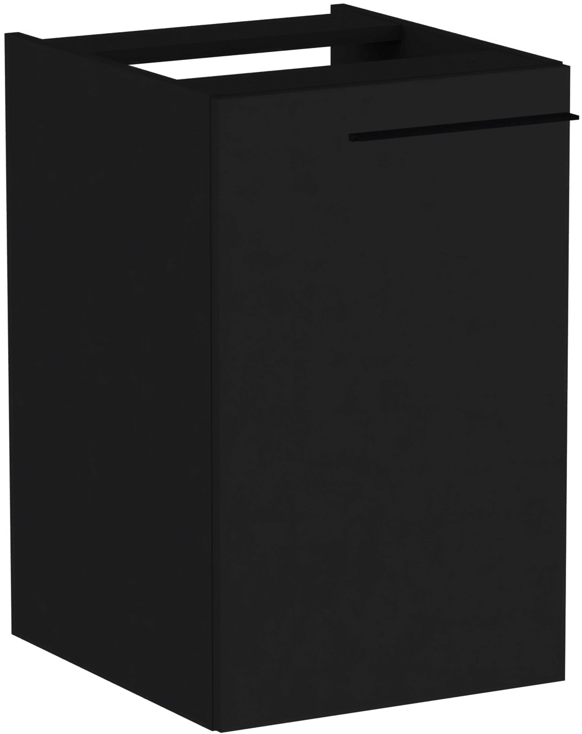 Roca Ella armoire 40x44.6x63.5 cm latérale suspendue noir A857774532
