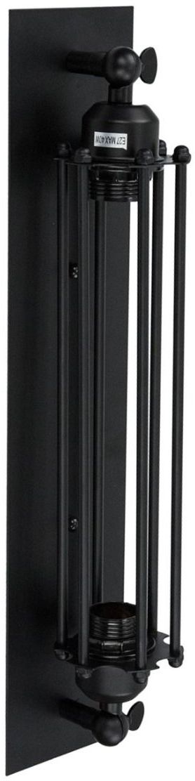 Abigali Retro applique murale 1x40 W noir KR-E27