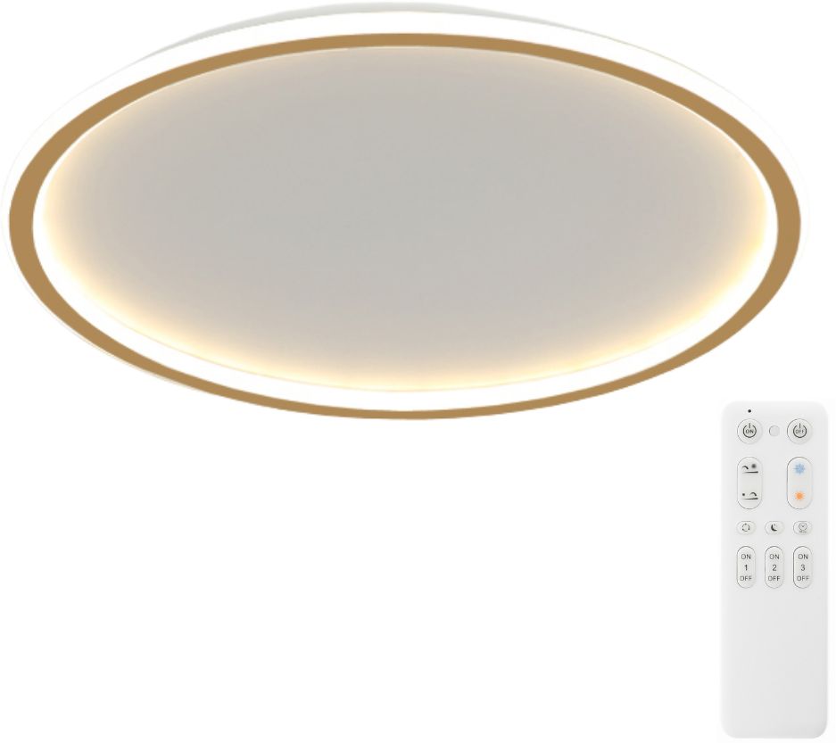 Abigali Modern plafonnier 1x36 W blanc-doré MD1803-R50-Y-G