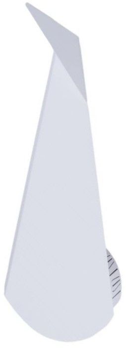 Abigali Origami applique murale 1x3 W blanc PAWN-W