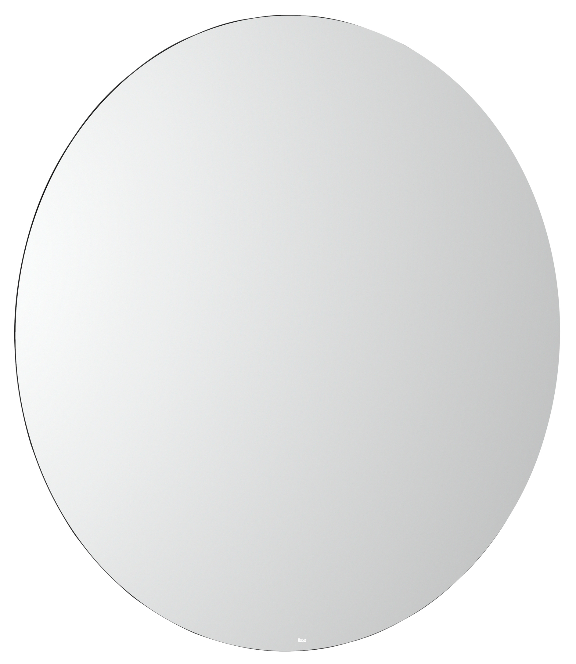 Roca Luna miroir 100x100 cm circulaire avec éclairage chrome A812402000