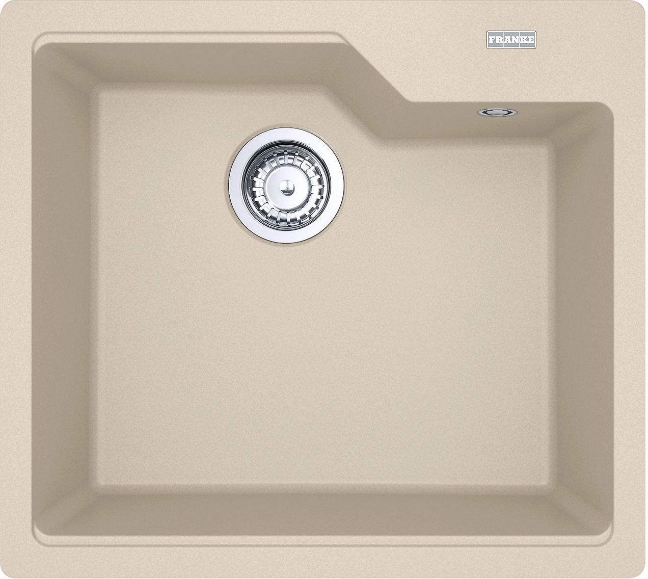 Franke Urban évier en granit 56x50 cm beige 114.0687.255