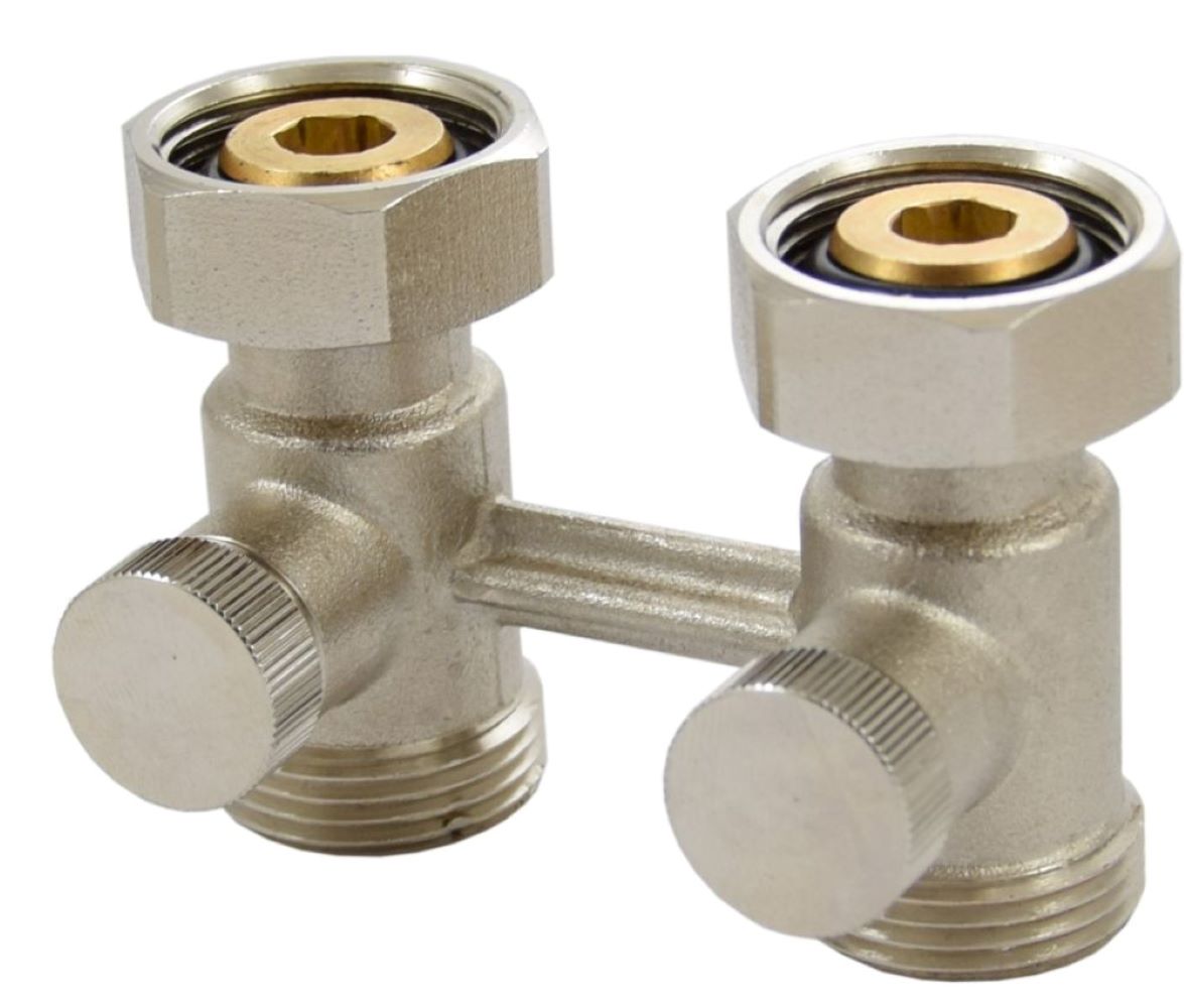 Schlosser Standard vanne de radiateur nickel 600700003