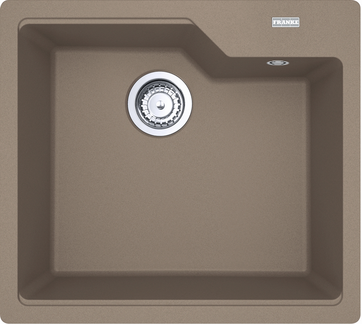 Franke Urban évier en granit 56x50 cm marron 114.0687.257