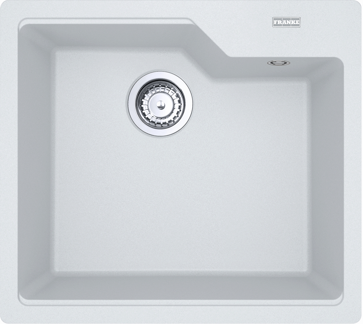 Franke Urban évier en granit 56x50 cm blanc 114.0687.258