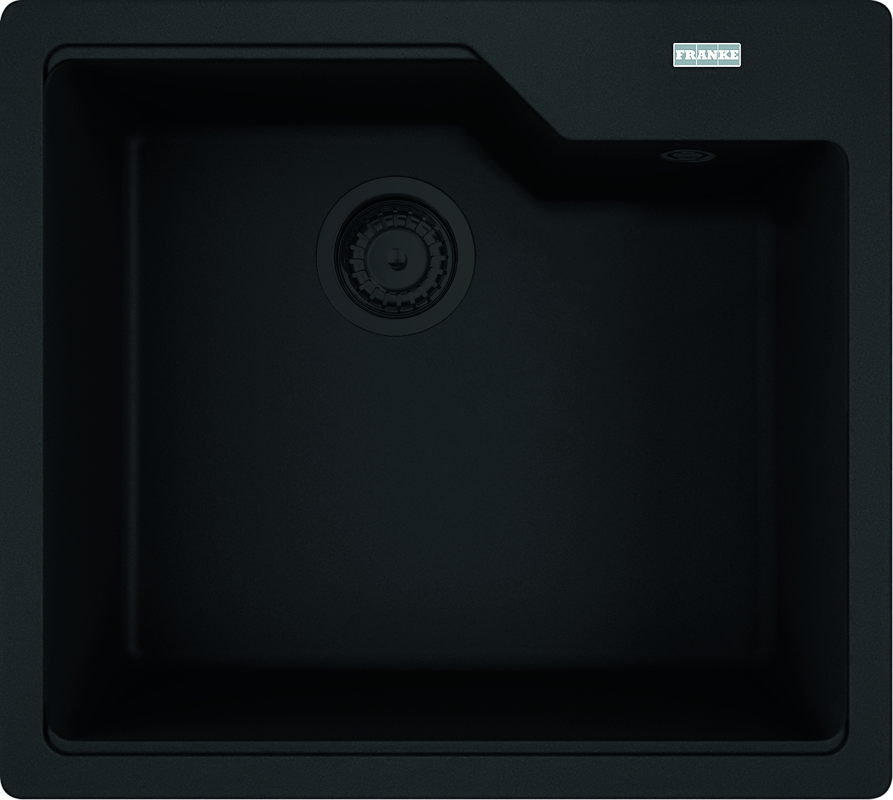 Franke Urban évier en granit 56x50 cm noir 114.0697.754