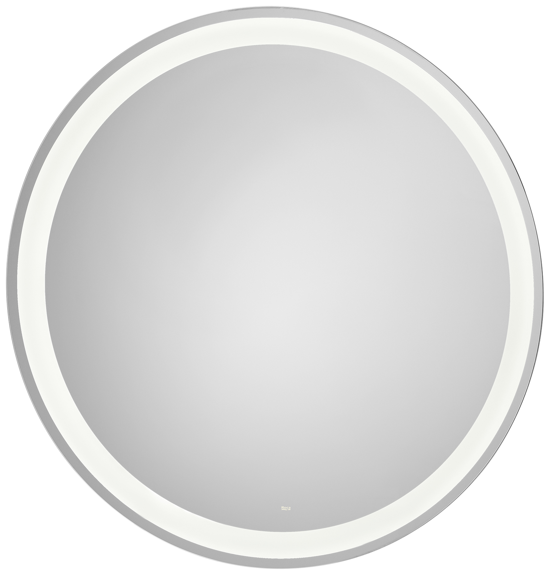 Roca Iridia miroir 100x100 cm circulaire avec éclairage oui chrome A812338000