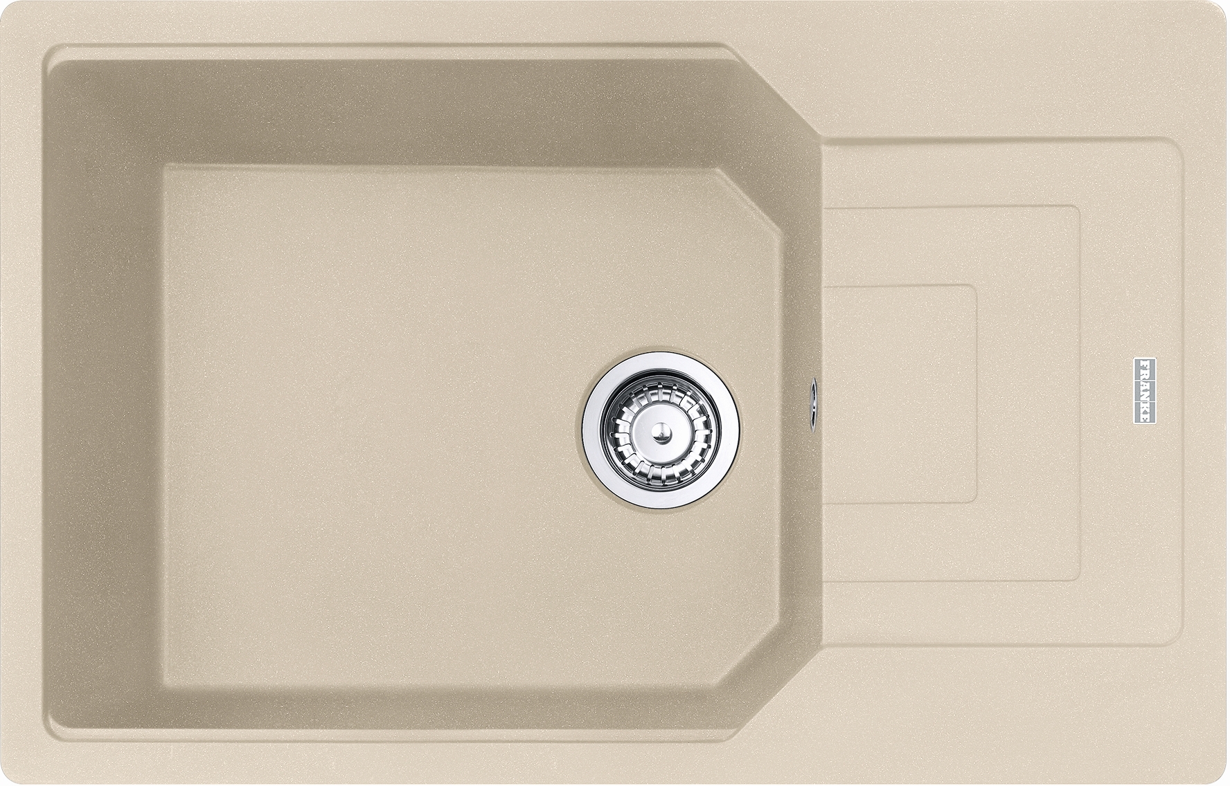 Franke Urban évier en granit 78x50 cm beige 114.0687.277
