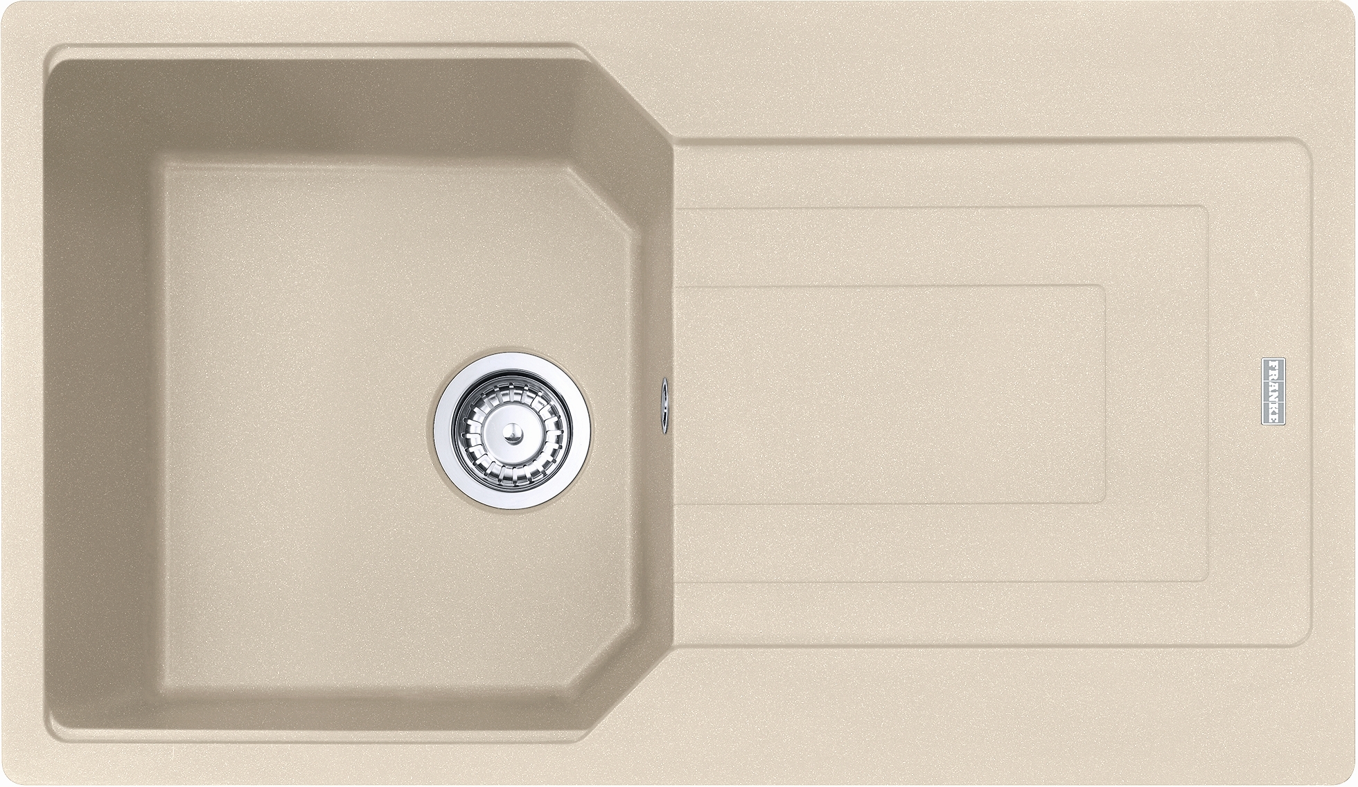 Franke Urban évier en granit 86x50 cm beige 114.0687.284