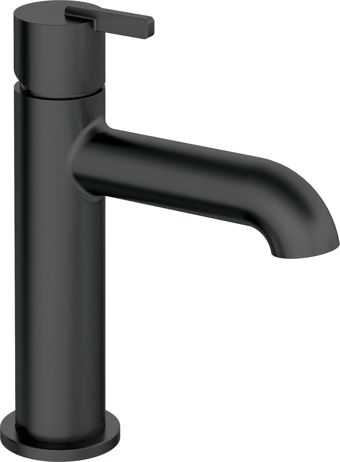 Deante Silia mitigeur de lavabo sur pied noir BQSN20M