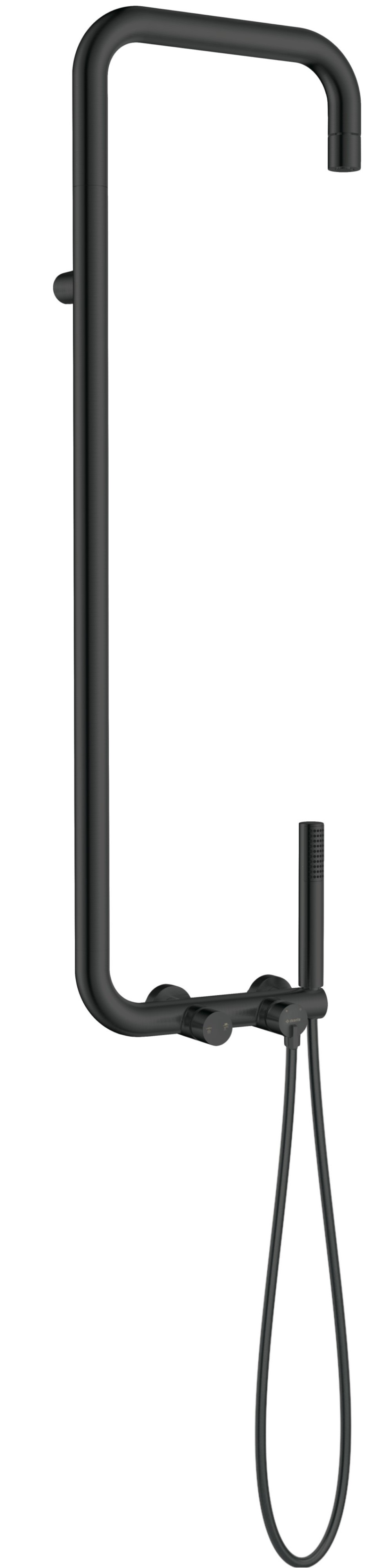 Deante Silia ensemble de douche mural oui noir NQS_N4XM