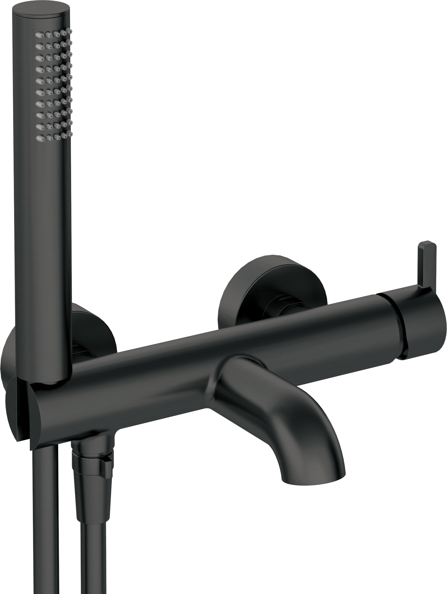 Deante Silia mitigeur bain-douche murale noir BQSN11M