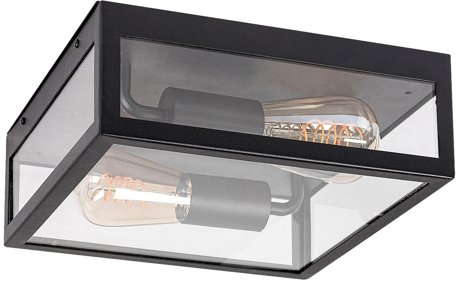 Rabalux Zaton plafonnier extérieur 2x60 W noir 7070