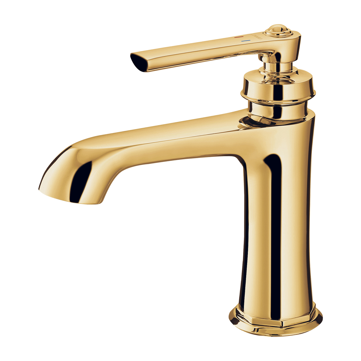 Omnires Armance mitigeur de lavabo sur pied doré AM5210GL