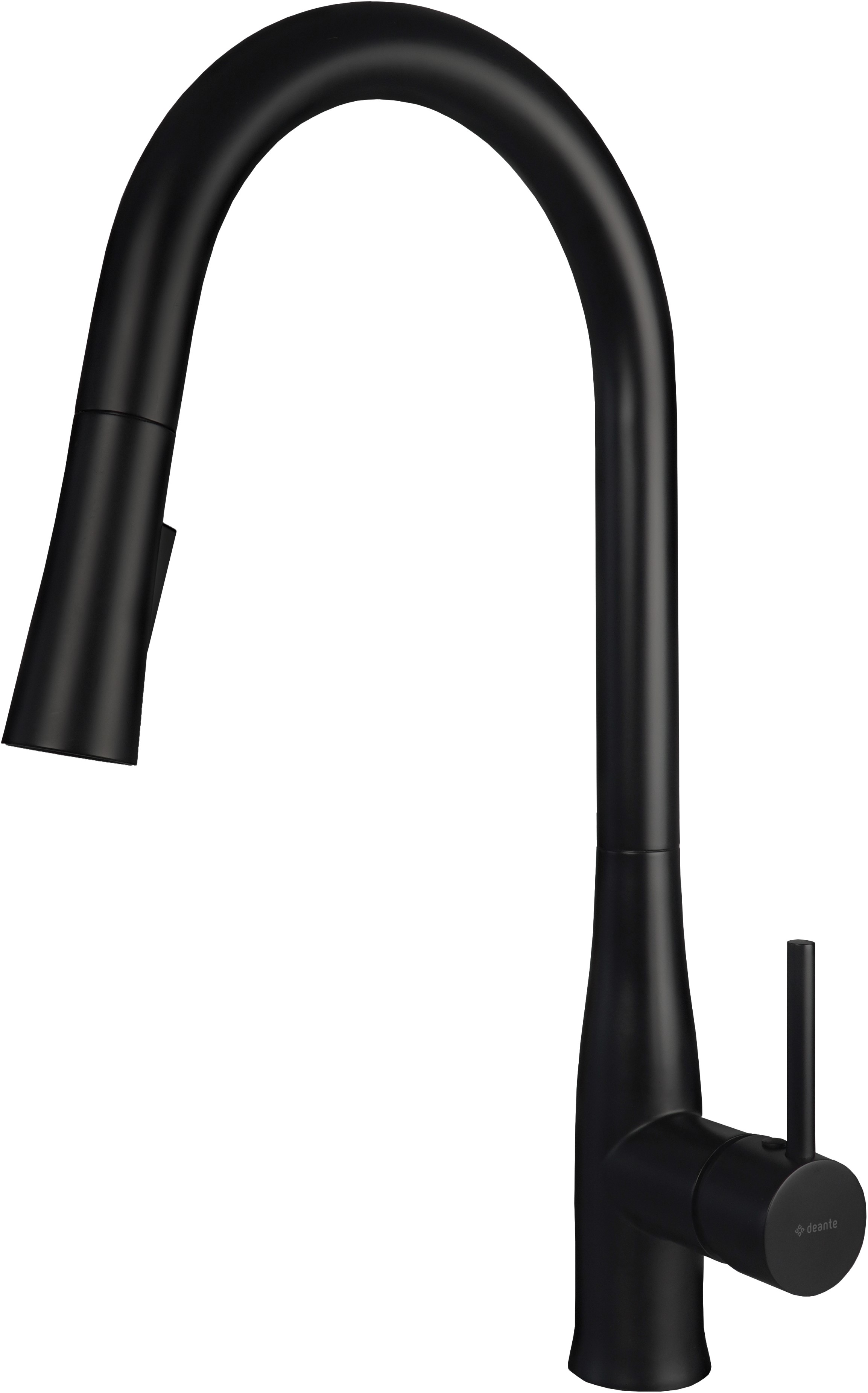 Deante Lukrecja mitigeur de cuisine sur pied noir BDH_N72M