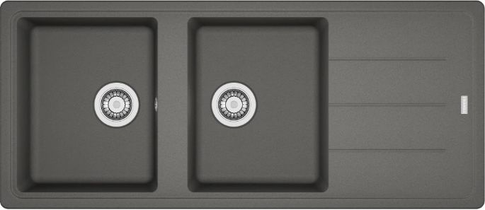 Franke Basis évier en granit 116x50 cm gris/graphite/onyx 114.0676.262