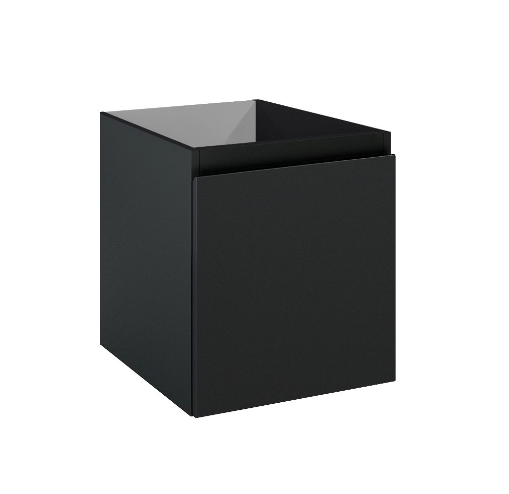 Oltens Vernal armoire 40x45.6x47 cm sous-lavabo suspendu noir 60018300