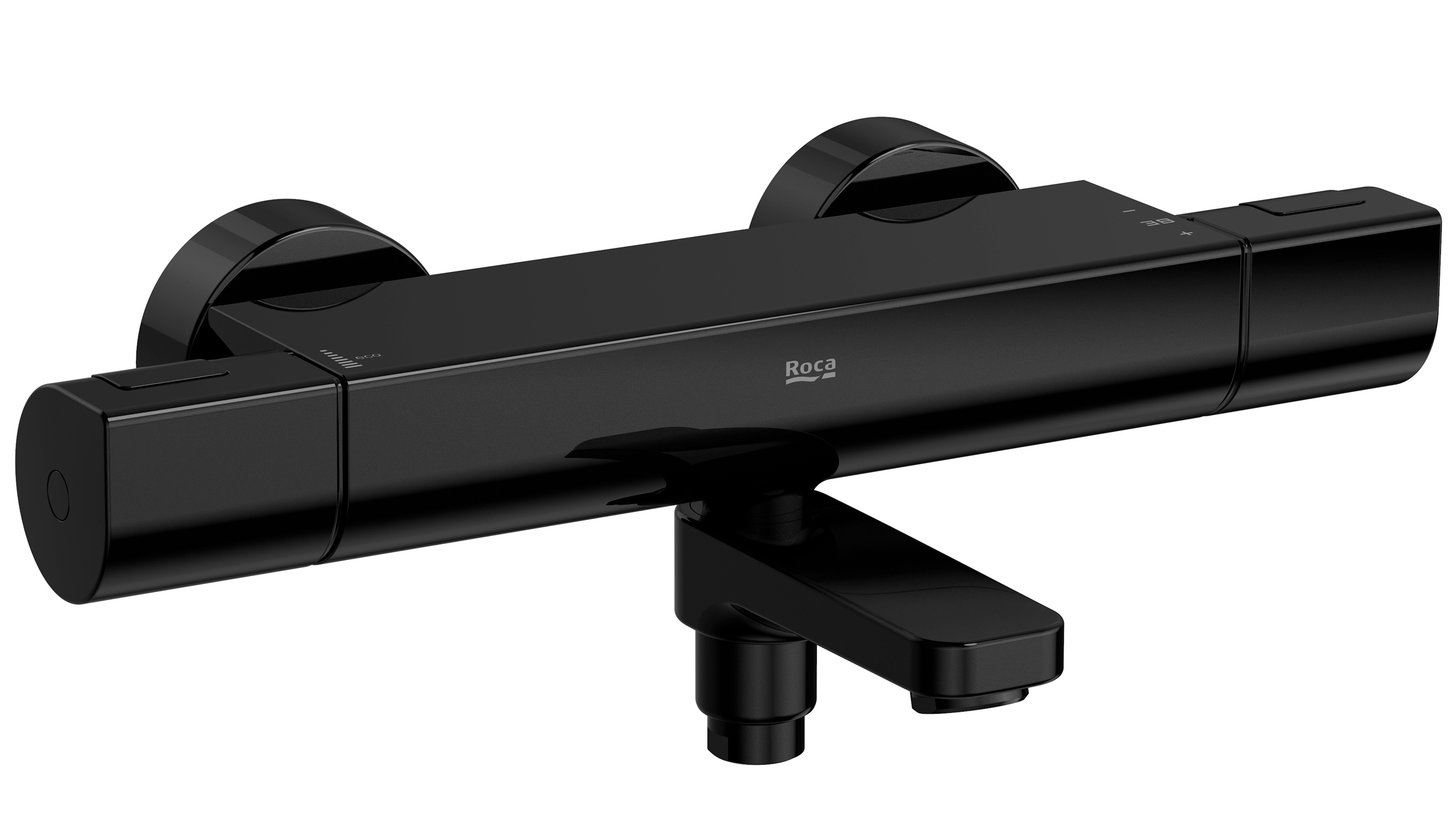 Roca T-1000 mitigeur bain-douche murale oui noir A5A1E2ECN0