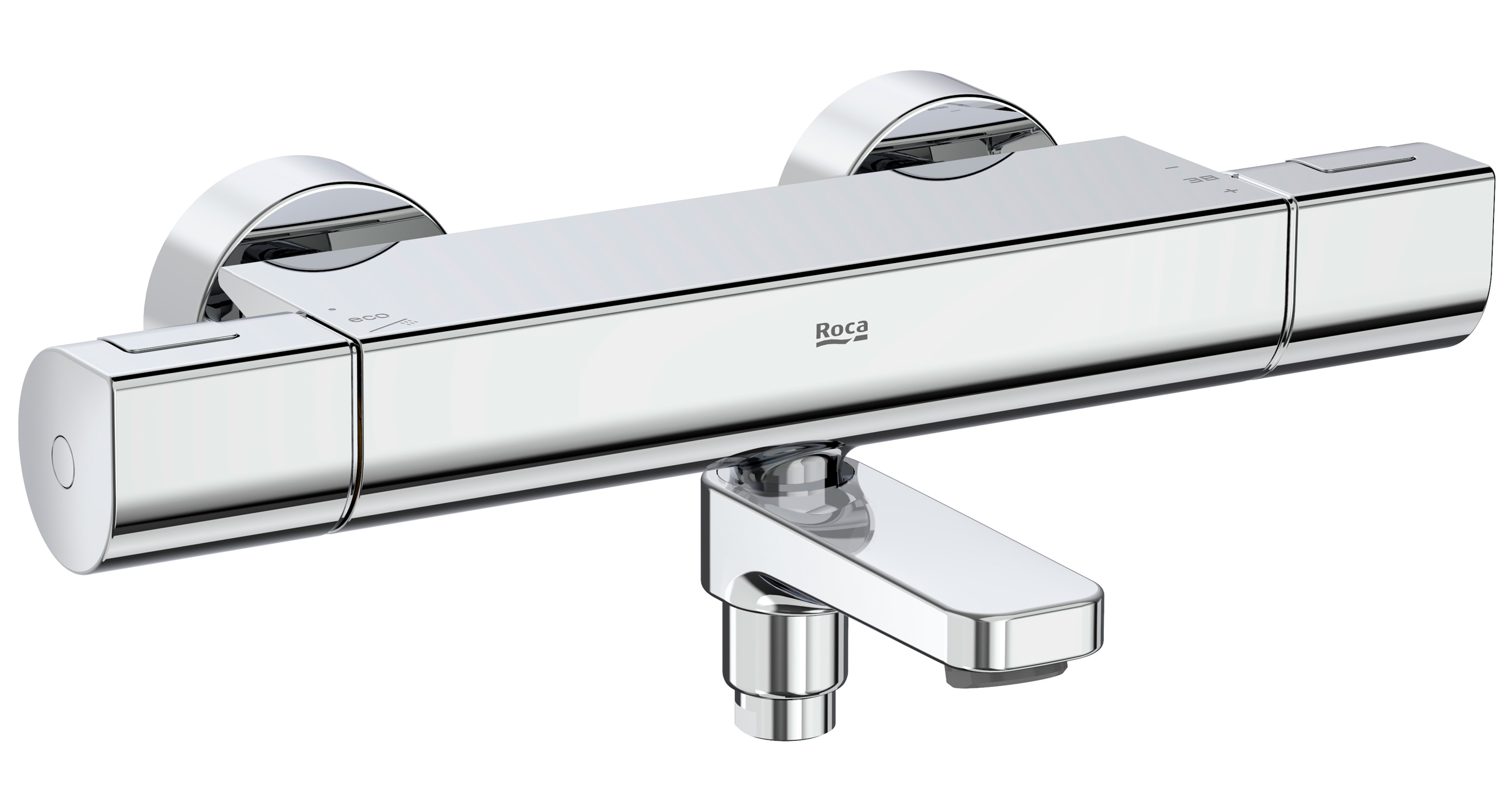 Roca T-1000 mitigeur bain-douche murale oui chrome A5A1E2EC00