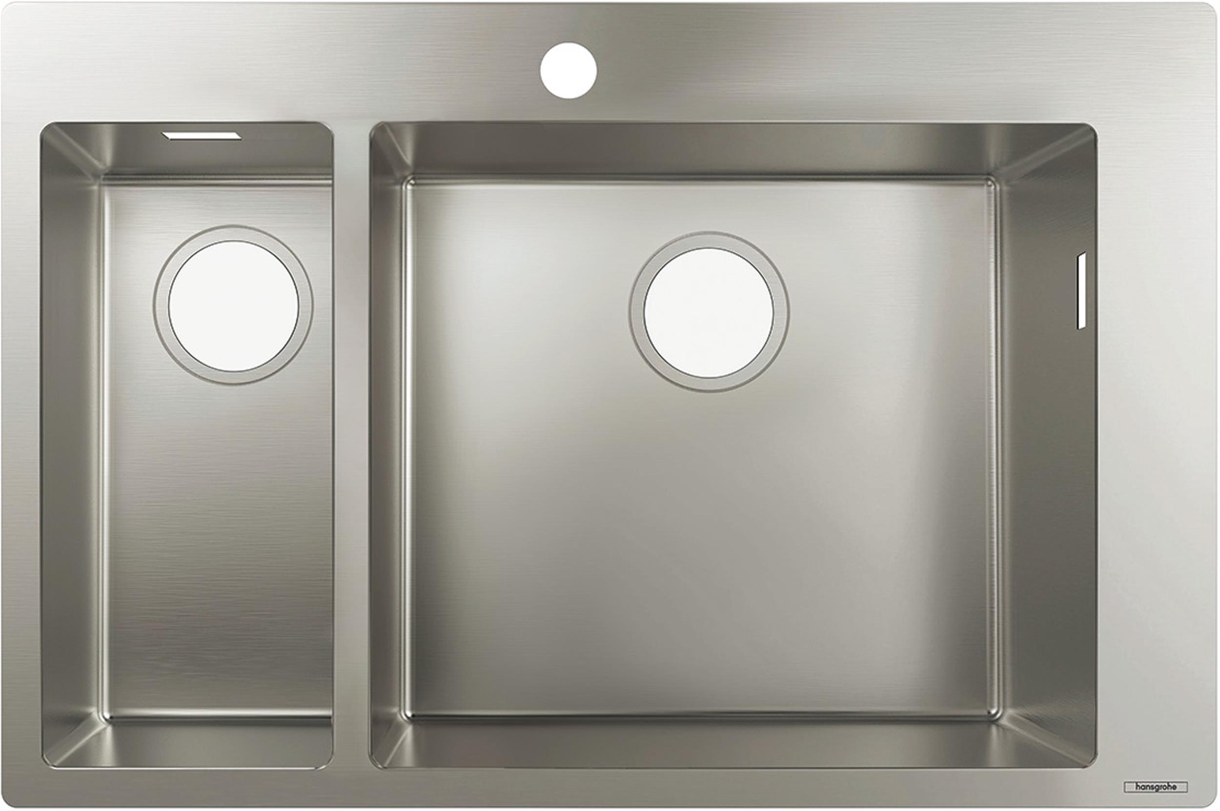 Hansgrohe ShowerTablet évier en acier inoxydable 75.5x50 cm 43309800