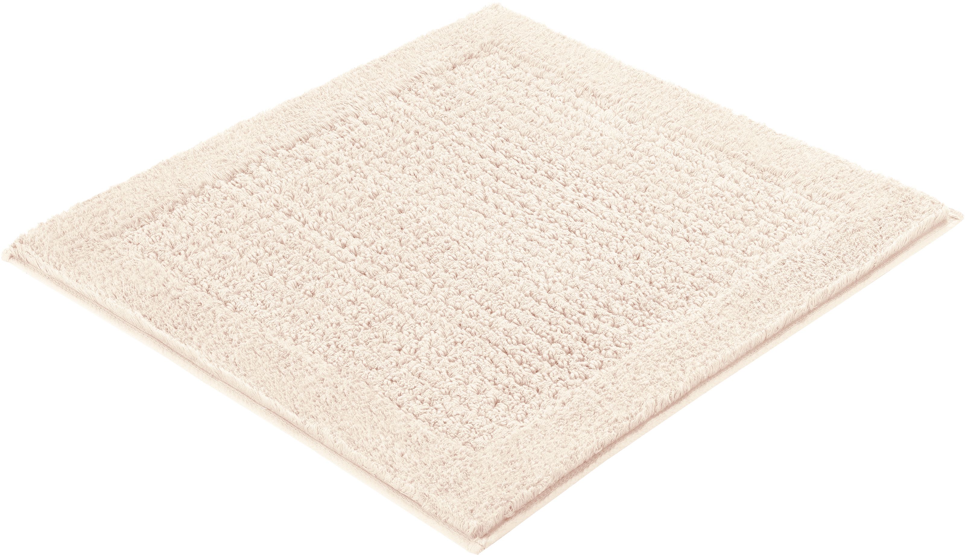 Kleine Wolke Net tapis de bain 60x60 cm carré beige 9171202135