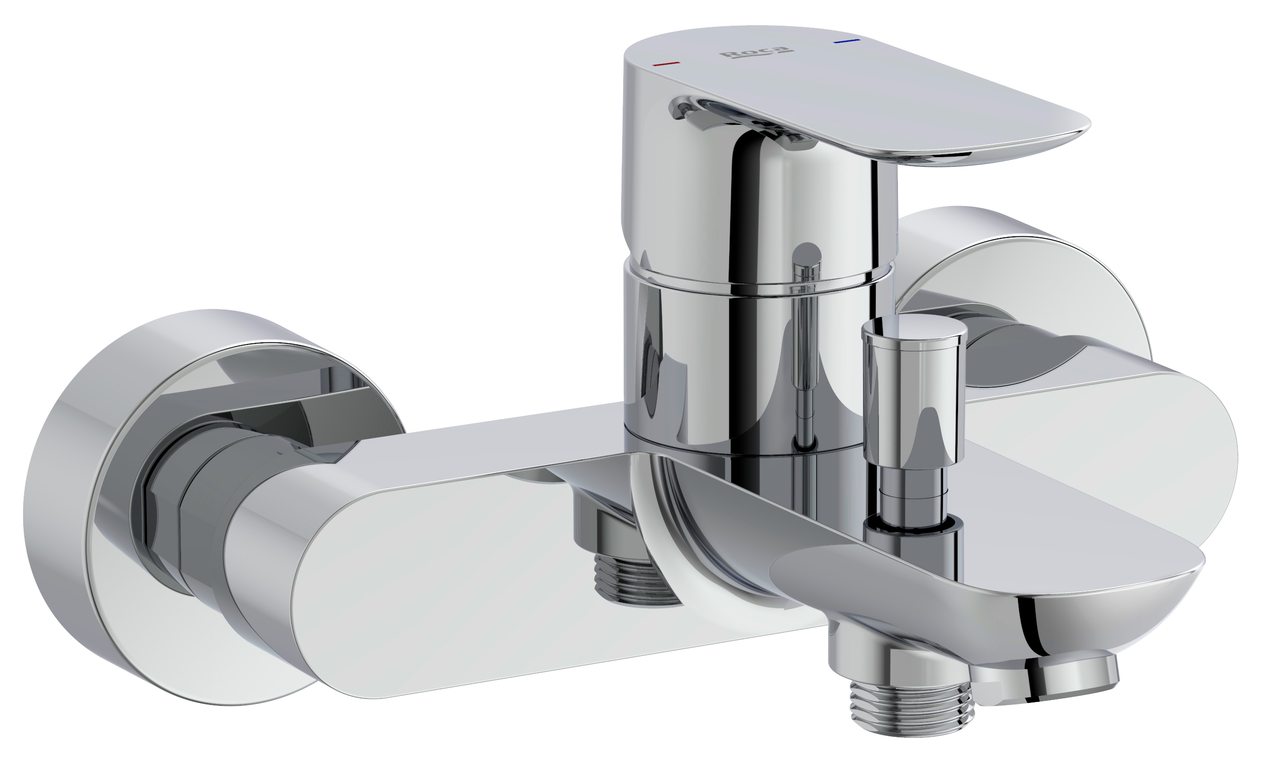 Roca Cala mitigeur bain-douche murale chrome A5A026EC00