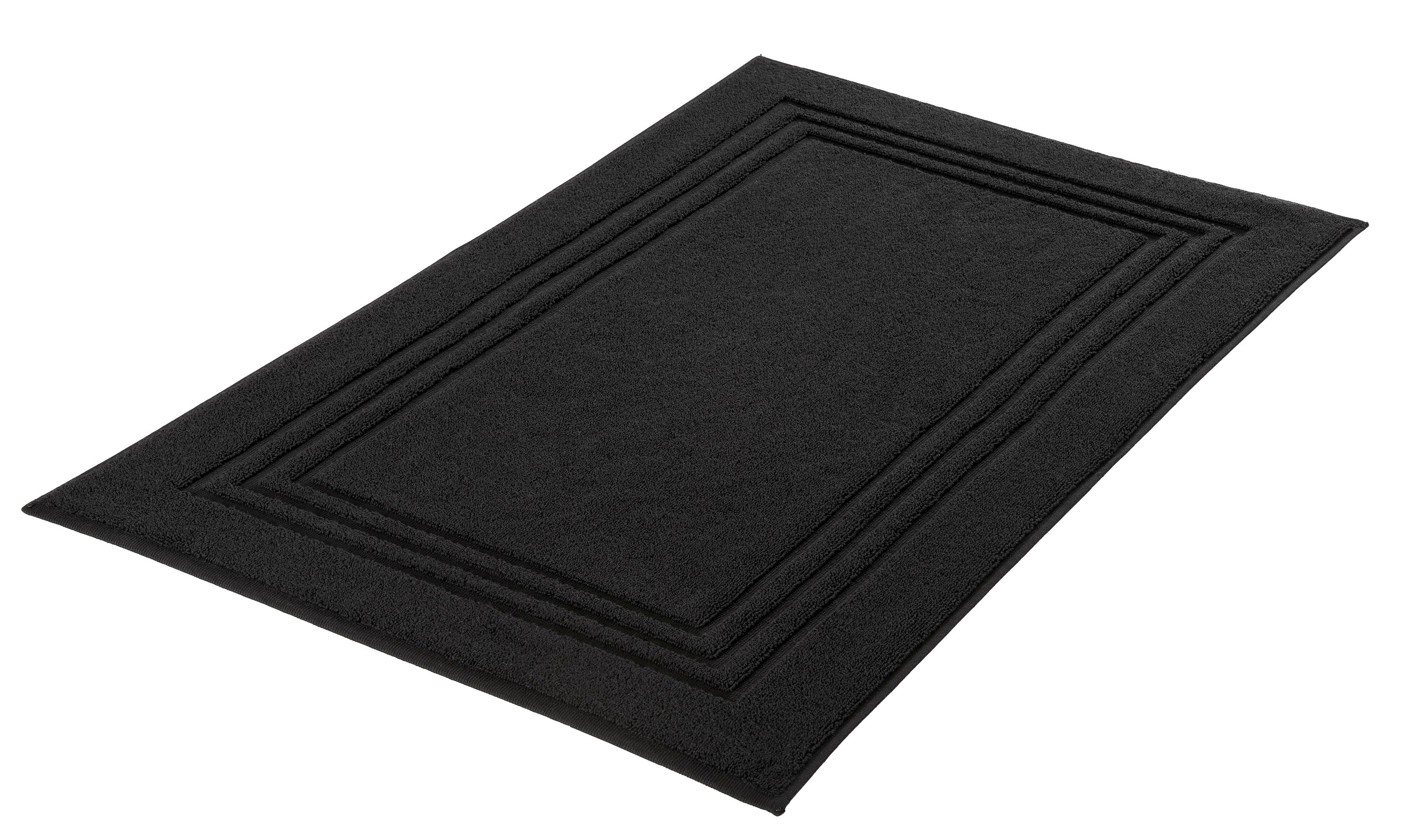 Kleine Wolke Lodge tapis de bain 80x50 cm rectangulaire noir 3009926207