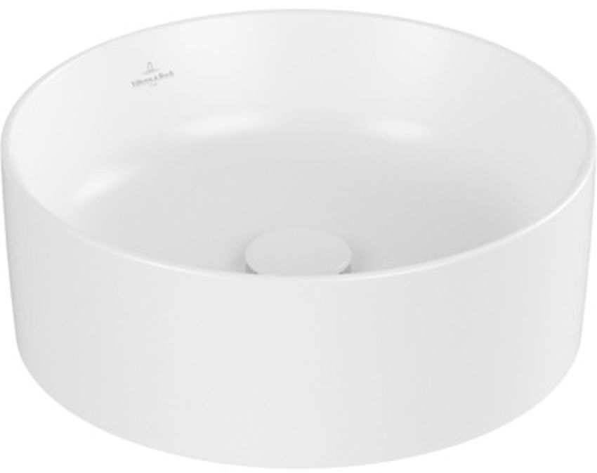 Villeroy & Boch Collaro lavabo 40x40 cm ronde à poser blanc mat 4A1840RW