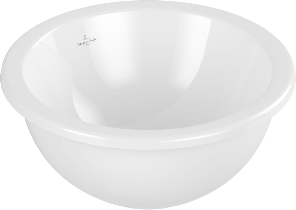 Villeroy & Boch Loop & Friends lavabo 45x45 cm ronde encastrée blanc brillant 4A600001
