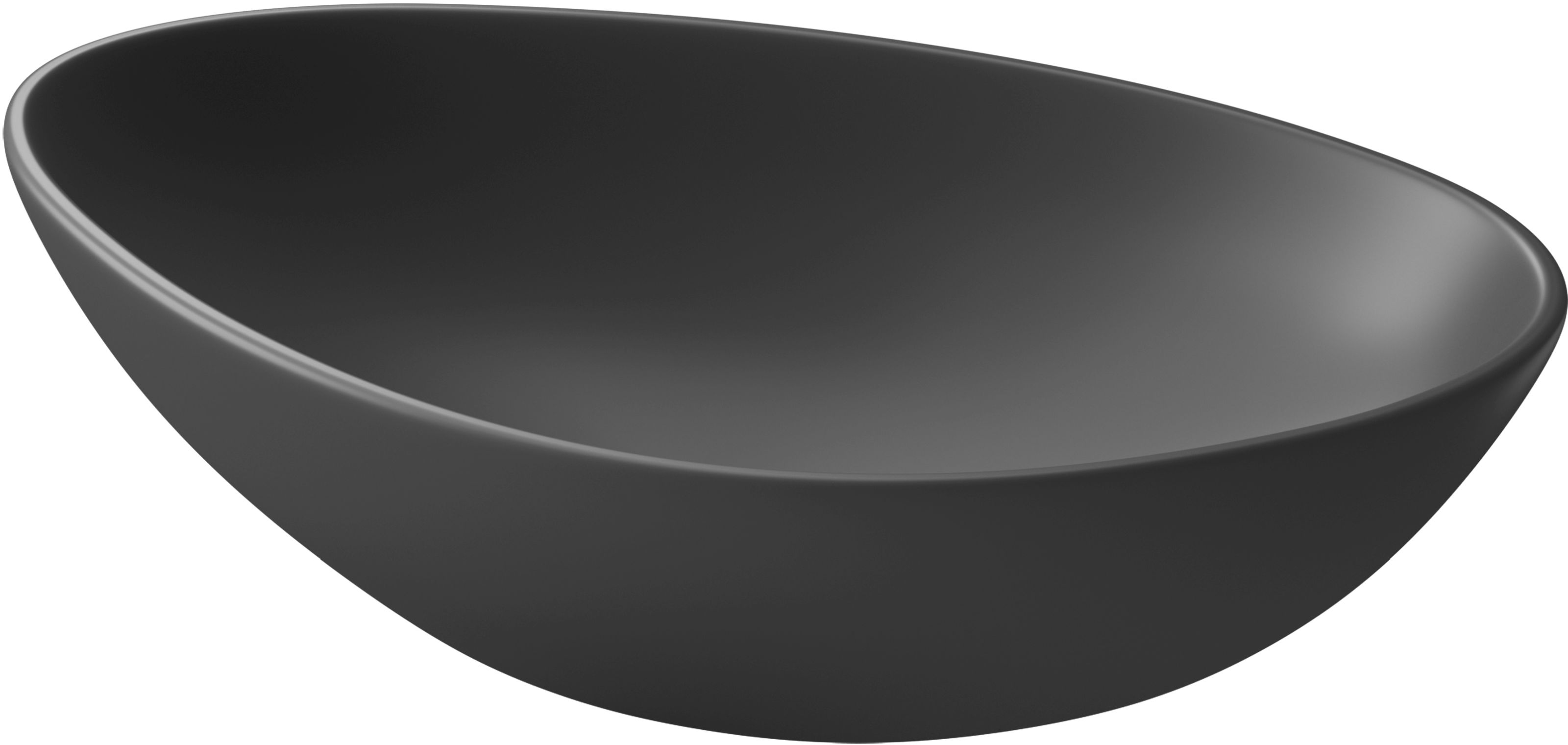 Cersanit Moduo lavabo 56.5x36.5 cm à poser anthracite K116-106